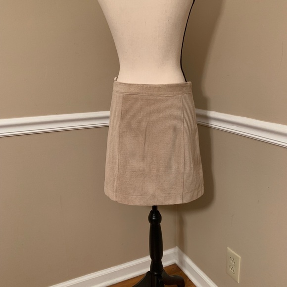 ADORABLE She & Sky light brown corduroy skirt - Picture 2 of 2